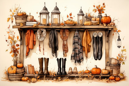 Autumn fashion - Generative AIの素材