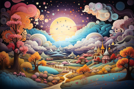 Autumn skies - Generative AIの素材