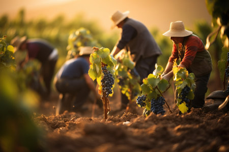 Grape harvest - Generative AIの素材