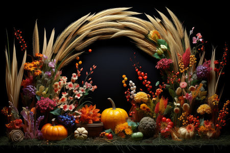 Harvest decorations - Generative AIの素材