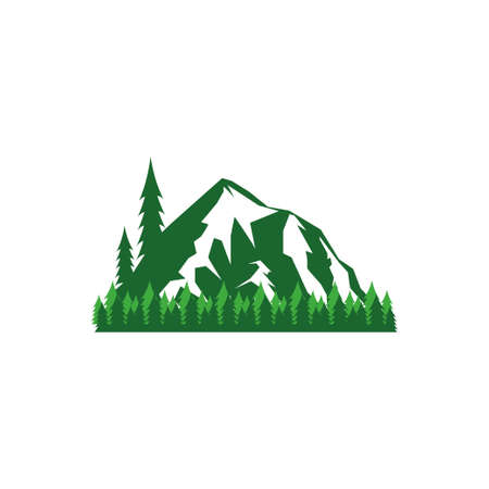 Mountain Logo Template vectorのイラスト素材