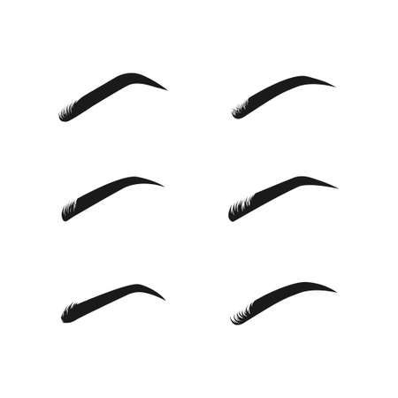 Eyelashes Logo Icon Template Vectorのイラスト素材
