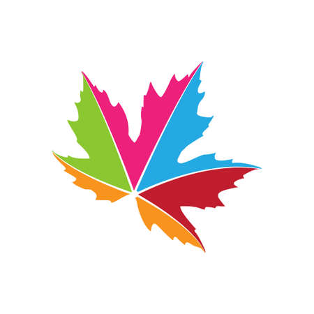 maple leaf graphic design vectorのイラスト素材