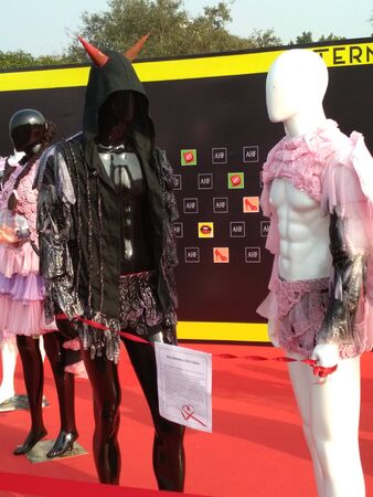 Condom dress international condom day 2018のeditorial素材
