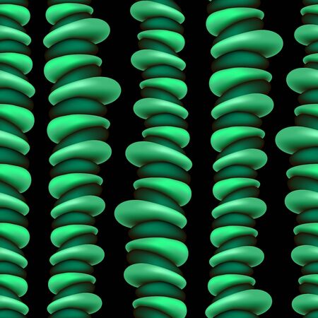 Seamless abstract vector background, bright colorful green smooth stonesのイラスト素材