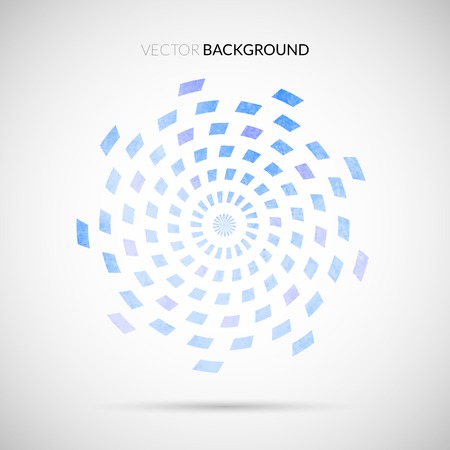Abstract hand drawn watercolor geometric pattern, vector background illustrationのイラスト素材