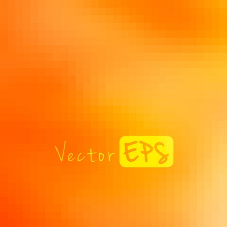 Digital square pixel mosaic, vector bright, red, orange color abstract backgroundのイラスト素材
