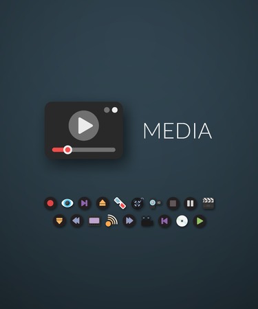 Flat design modern of brand identity styleのイラスト素材
