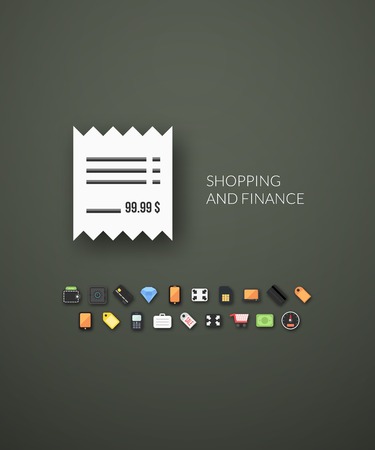 Flat design modern of brand identity styleのイラスト素材