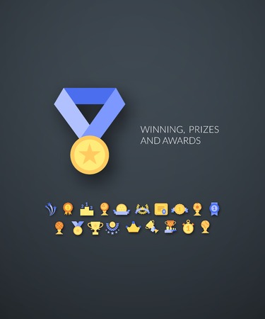 Flat icons set 28のイラスト素材