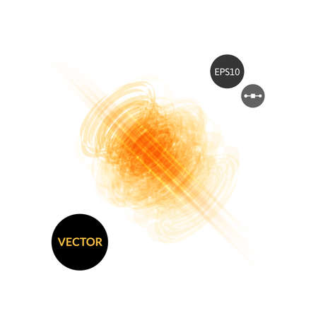Abstract technology laser pulse shot or plasma bullet, circles energy and geometric digital lightのイラスト素材