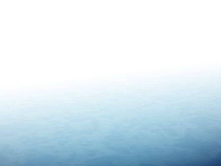The horizon with fog, blue sea or oceanのイラスト素材
