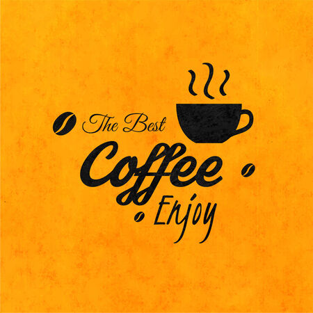 Menu for restaurant with the best coffee enjoy text, use for cafe, bar of coffeehouseのイラスト素材