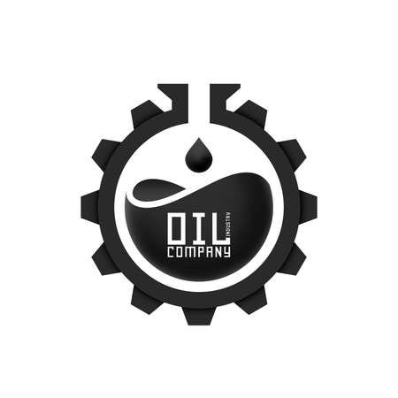Oil industries logo templateのイラスト素材