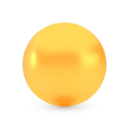 Golden sphere award concept, shiny realistic metallic ballのイラスト素材