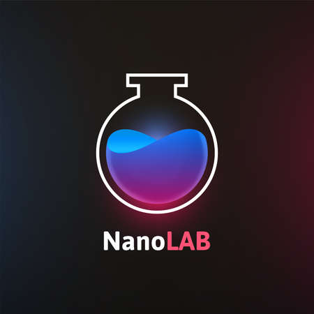Nano lab  templateのイラスト素材