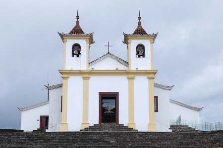 Church basilica shrine of Our Lady of Mercy, in the Piedade mountain range in the city of Caete, state of Minas Gerais, patron of the state of Minas Geraisのeditorial素材
