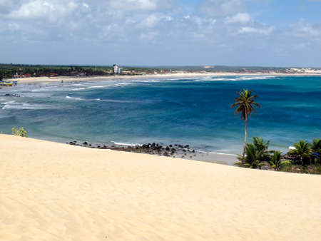 Genipabu Dunes, tourist destination in Natal, northeastern Brazil.の写真素材