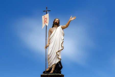Risen Jesus Christ image of the catholic church - Catholic symbolの写真素材