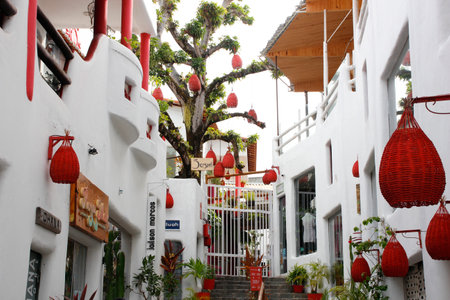 Tibau do Sul, Rio Grande do Norte / Brazil - January 19, 2021: Vila Mangueira in the village of Pipa, Natal, Rio Grande do Norte, in northeastern Brazilのeditorial素材