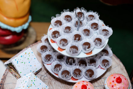 Delicious Party Candy, Celebration Candy, Reception Foodの写真素材