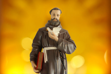 Saint Francis of Assisi of the Catholic Church - St Francisの写真素材