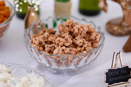 Delicious party candy, celebration candy, peanut candyの写真素材