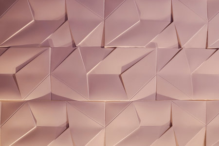 wall texture with cement bricks, abstract scene background in warm tone and light and shadow effectの写真素材