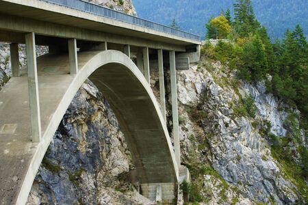 Bridge in the Alpsの写真素材