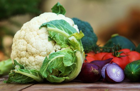 Organic vegetablesの写真素材