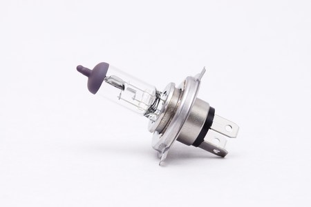 Car headlight bulbの写真素材