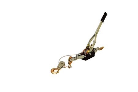 New 4 ton hand winch on white background