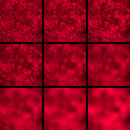 Bokeh. A set of circles of confusion of different sizes.の写真素材