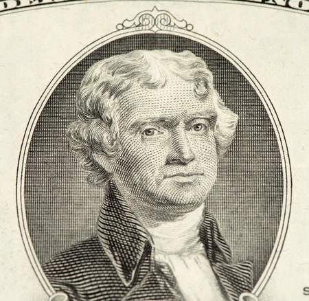 2 US dollars bank note made in 1976
