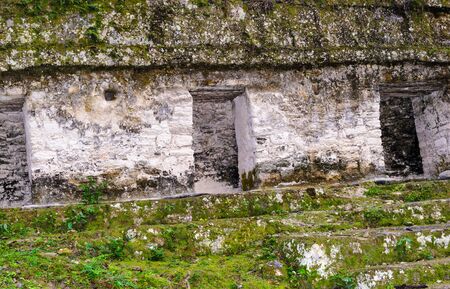 Mayan civilization houses in Guatemalaの写真素材
