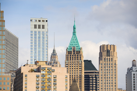 Architecture of Manhattan, New York City, United States of Americaの写真素材
