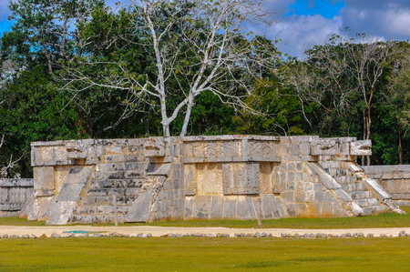 Ruins of Chichen Itza, a large pre-Columbian city built by the Maya civilization. Mexicoの写真素材