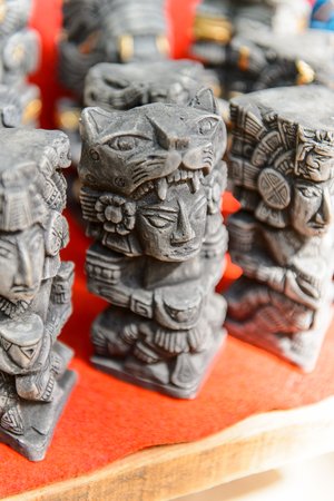 Authentic handcraft souvenirs of maya civilisationの写真素材