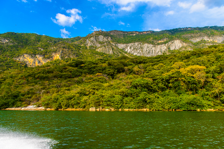 Beautiful nature of Sumidero Canyon National Park, Chipas, Mexico.の写真素材