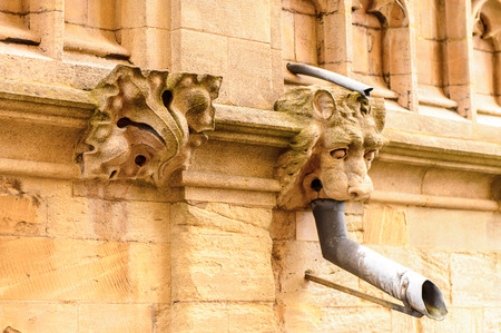 Architecture of Oxford, England. Oxford is known as the home of the University of Oxfordの写真素材