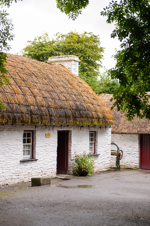 House in Bunratty village (End of the Raite river) is an authentic small village in County Clare, Irelandの写真素材