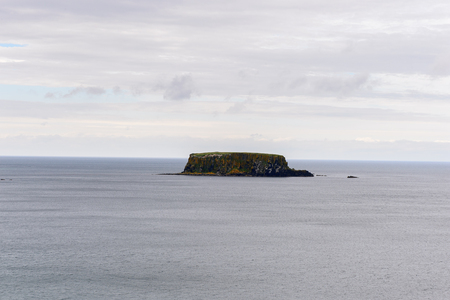 Nature of Carrick-a-Rede, Causeway Coast Route, National Trust. Northern Irelandの写真素材