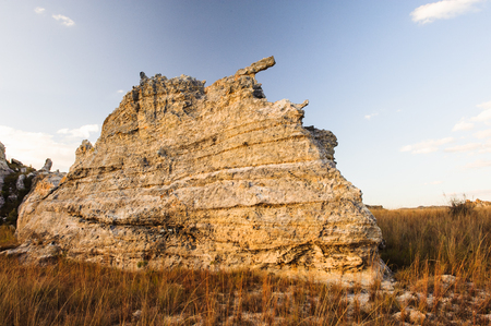 Sunset and nature of Madagascarの写真素材
