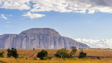 Mountain in rock in Madagascar, Africaの写真素材