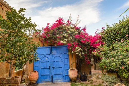 Architecture of Chefchaouen, Morocco.