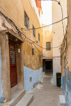 Moulay Idriss, the holy town in Morocco, named after Moulay Idriss I arrived in 789 bringing the religion of Islamの写真素材