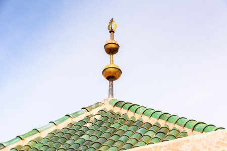 Architecture of Marrakesh, Morocco. It is the capital city of the mid-southwestern region of Marrakesh-Asfi.の写真素材