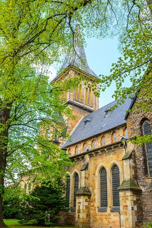 Architecture in Wernigerode, a town in the district of Harz, Saxony-Anhalt, Germanyの写真素材