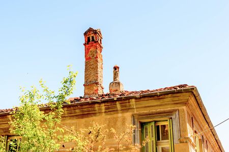Architecture of Kastoria, West Macedonia, Greeceの写真素材