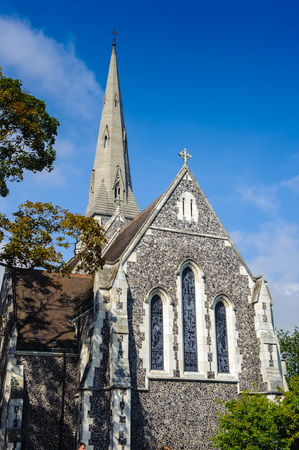 St. Alban's church, Copenhagen, Denmarkの写真素材